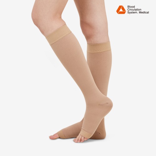 의료용 압박스타킹(무릎형)+풋슬립 증정